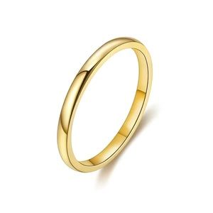 18k Gold Plated Polished Ring